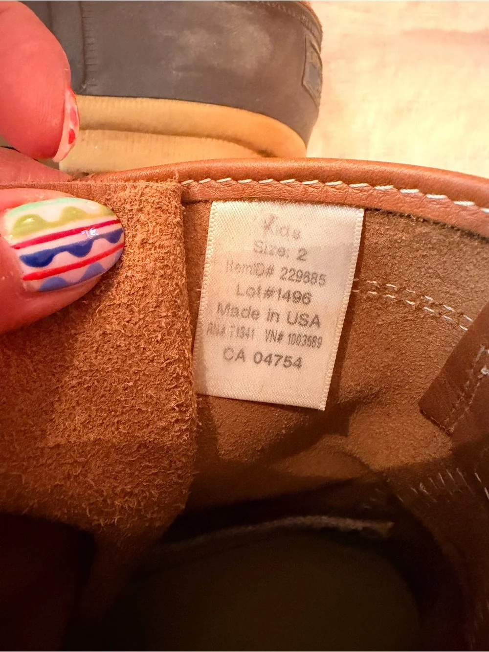 LL Bean Boy’s Brown Bean Boots Waterproof